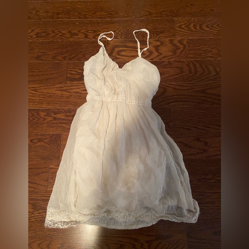 Chiffon spaghetti strap dress